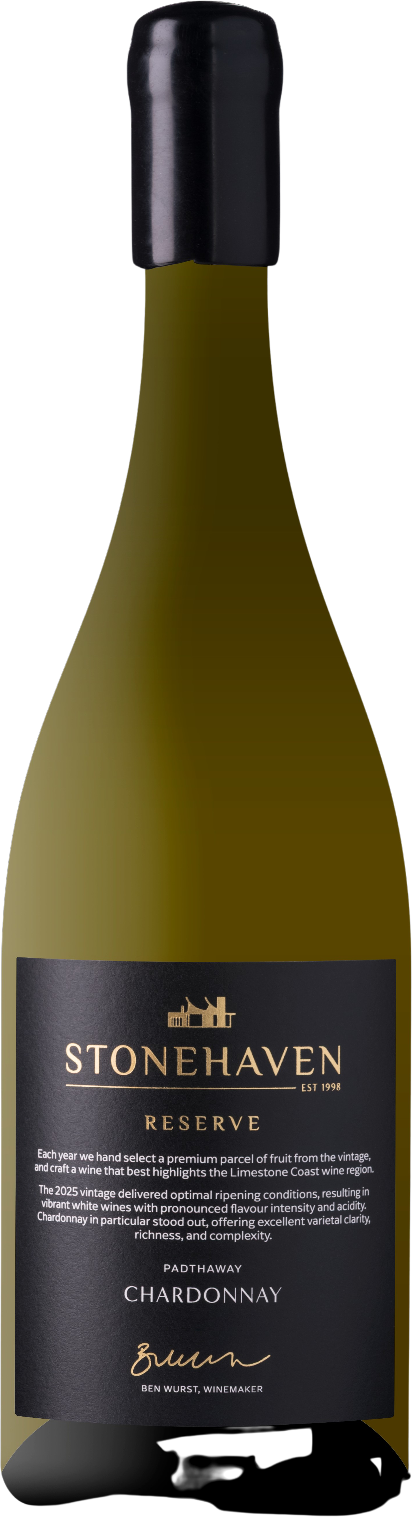 Stonehaven Reserve Chardonnay 2025 Padthaway bottle